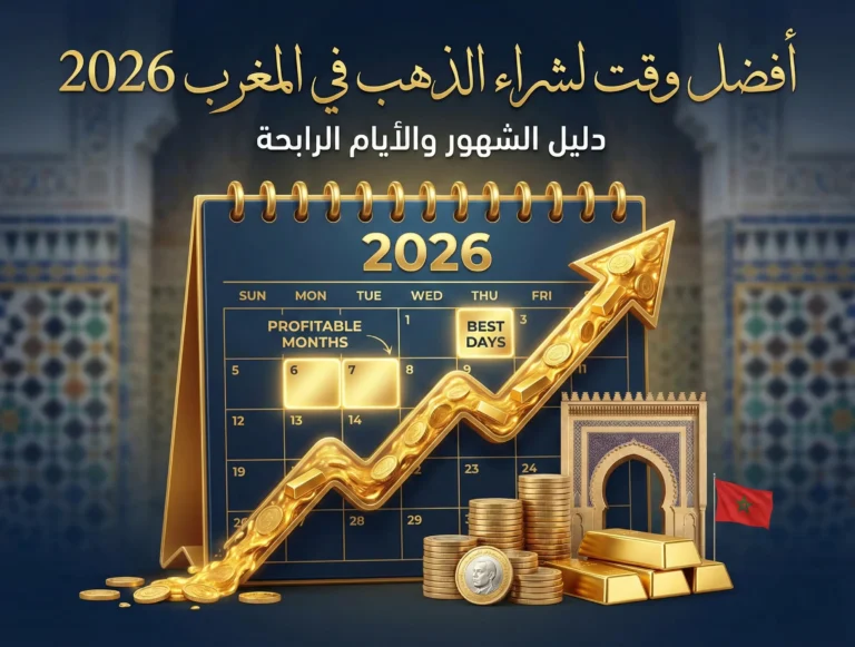 أفضل وقت لشراء الذهب في المغرب 2026: دليل الشهور والأيام الرابحة