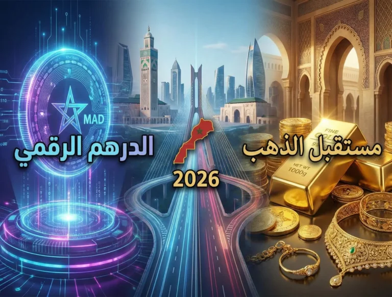الدرهم الرقمي ومستقبل الذهب في المغرب 2026: دليل التحول النقدي
