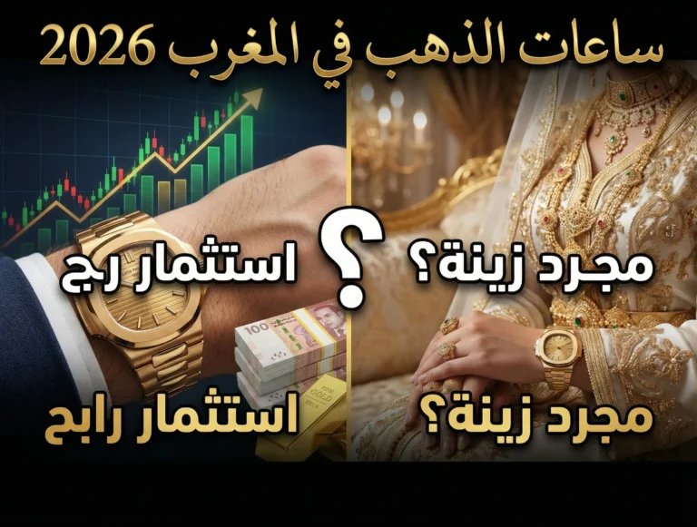 ساعات الذهب في المغرب 2026: هل هي استثمار رابح أم مجرد زينة؟