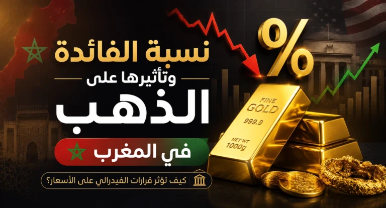 ما هي نسبة الفائدة وتأثيرها على سعر الذهب في المغرب؟